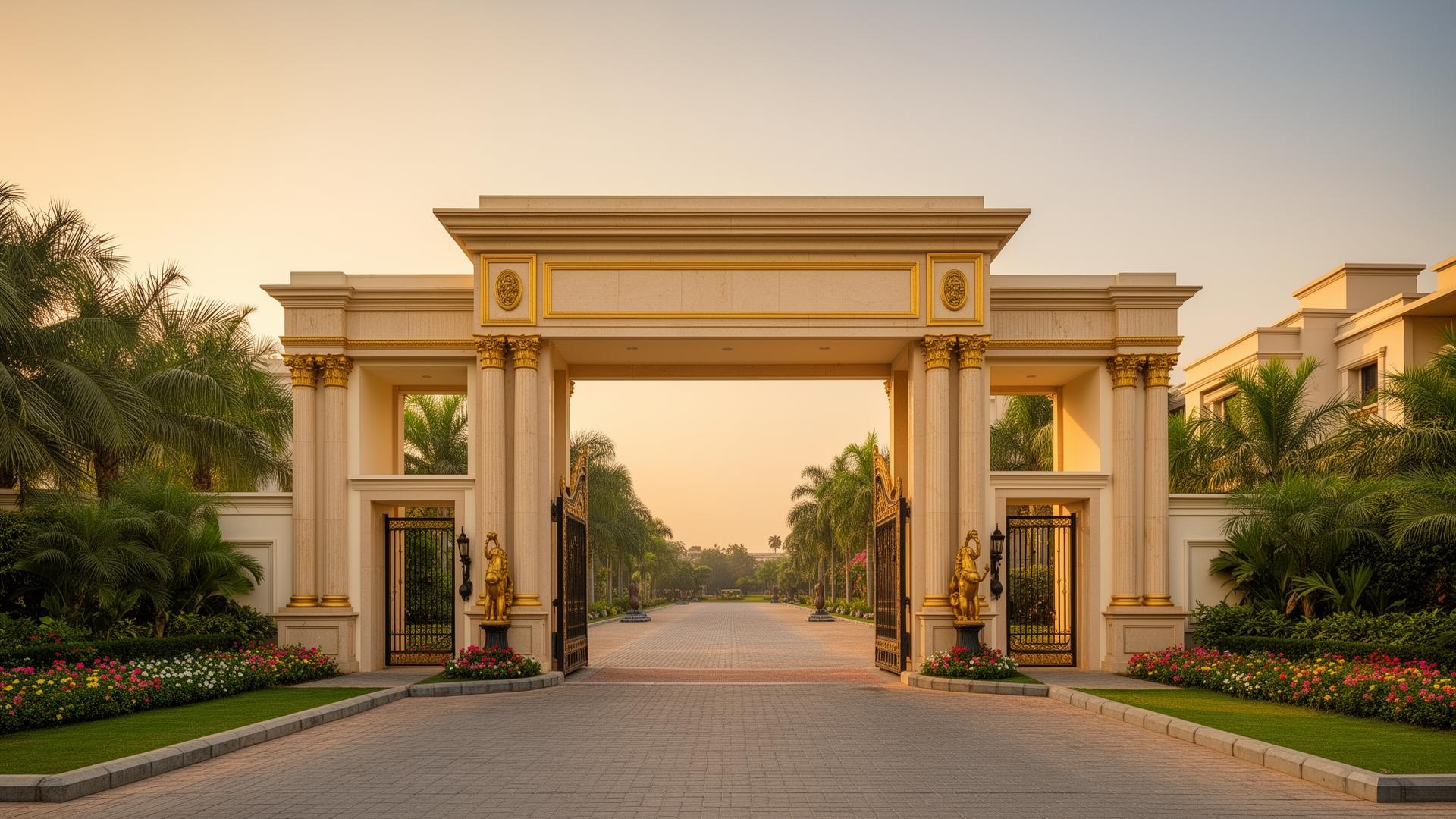Entrance arch