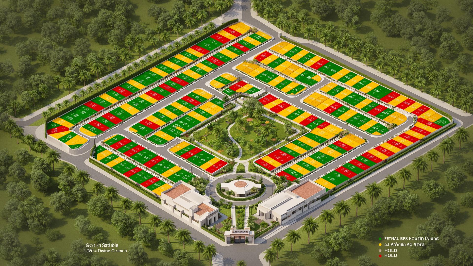 3D plot layout map